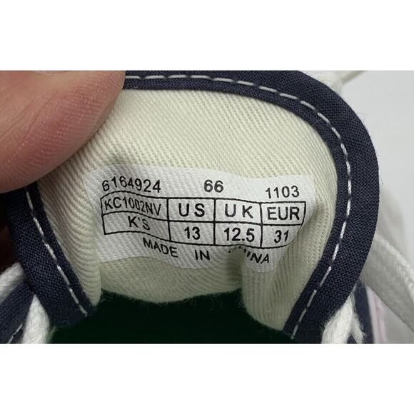 Archival Reissue PF Flyers Navy 13 Kids Contr Lo Reiss Sneakers NIB - Picture 5 of 7